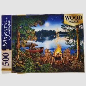 Majestic by Springbok Lakeside Wood Jigsaw Puzzle 500 Piece Dona Gelsinger